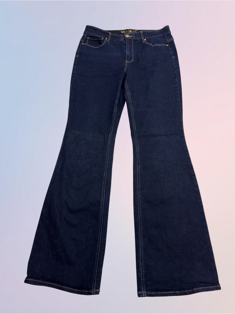 WHBM Women’s 10 SKINNY FLARE Blue Jeans